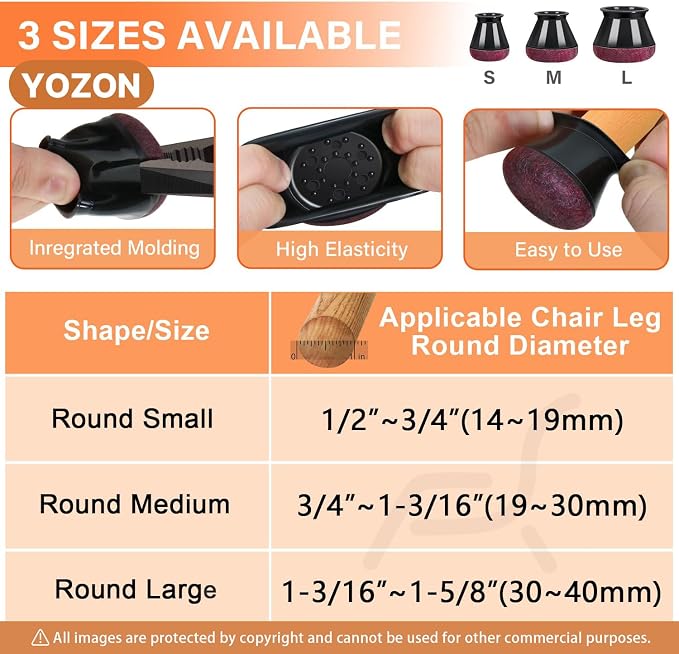 Chair Leg Floor Protectors Chair Leg Protectors - Image 4
