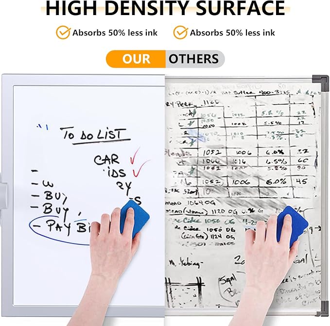 Dry Erase White Board, 16X12IN Magnetic Desktop Whiteboard Calendar - Image 5