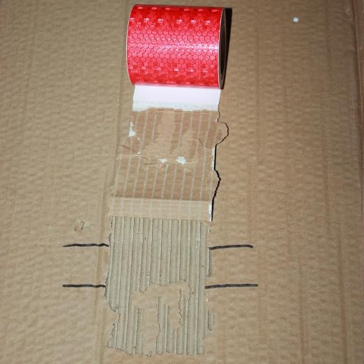 Industrial Reflective Tape Red Outdoor Waterproof 3 inch, High Visibility - Image 2