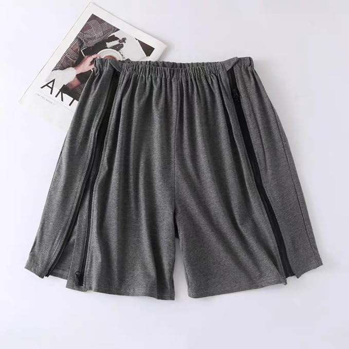 Bedridden Patient Clothing, Full Open Patients Care Trousers, Unisex Fracture by LAROTSUBA