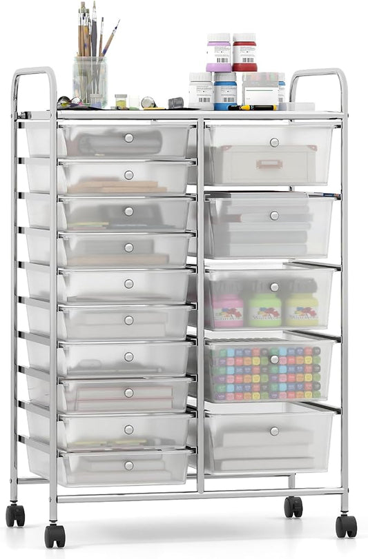 Giantex 15 Drawer Rolling Cart by Giantex