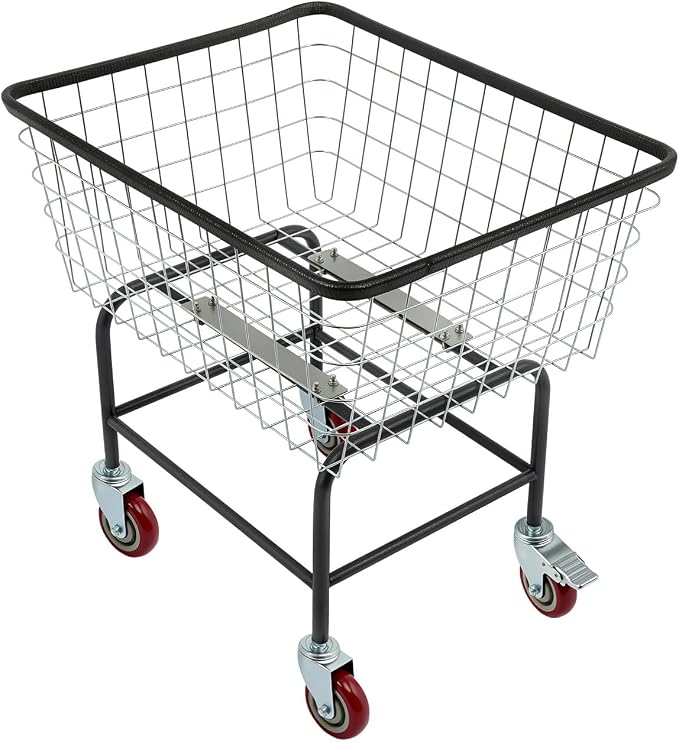 Heavy Duty Laundry Cart with Wheels by Yoltckde