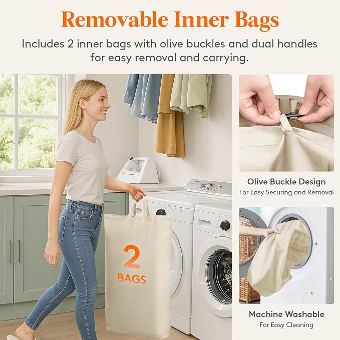 Lifewit 145L Laundry Basket - Image 6