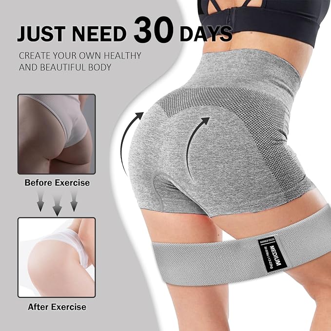 Non-Slip Fabric Resistance Bands - Image 6