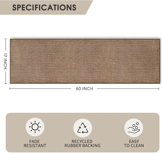 Artoid Mode Washable Kitchen Rugs and Mats Doormat Non Skid, Absorbent Rugs - Image 6