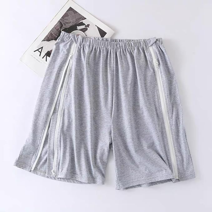 Bedridden Patient Clothing, Full Open Patients Care Trousers, Unisex Fracture by LAROTSUBA