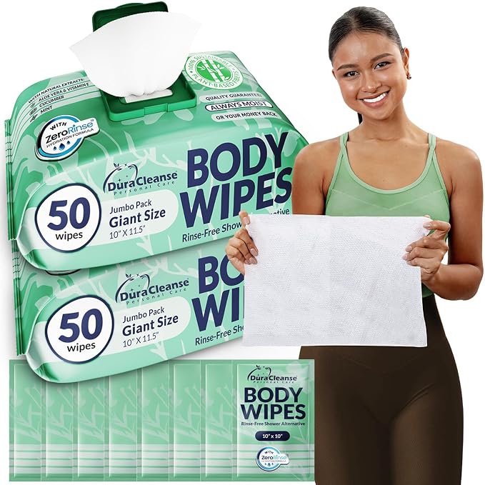 Body Wipes for Women by DuraCleanse