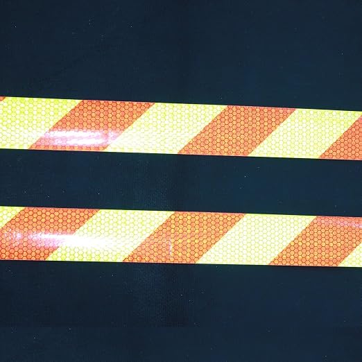 Reflective Tape 2 inch X 66 feet X 10 Rolls, Outdoor Waterproof Hazard - Image 3