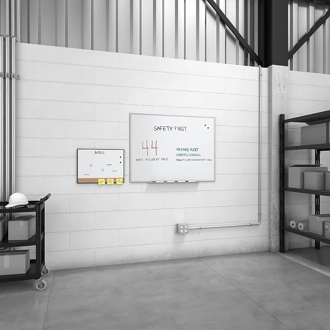 TRU RED Steel Magnetic Whiteboard | Dry Erase Board - Image 3