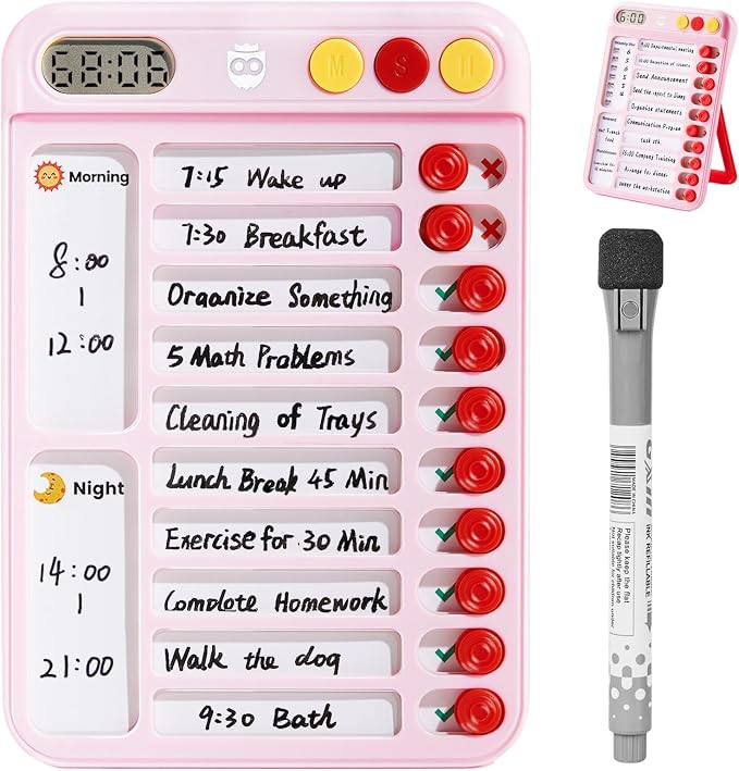 Magnetic Chore Chart for Kids by Home