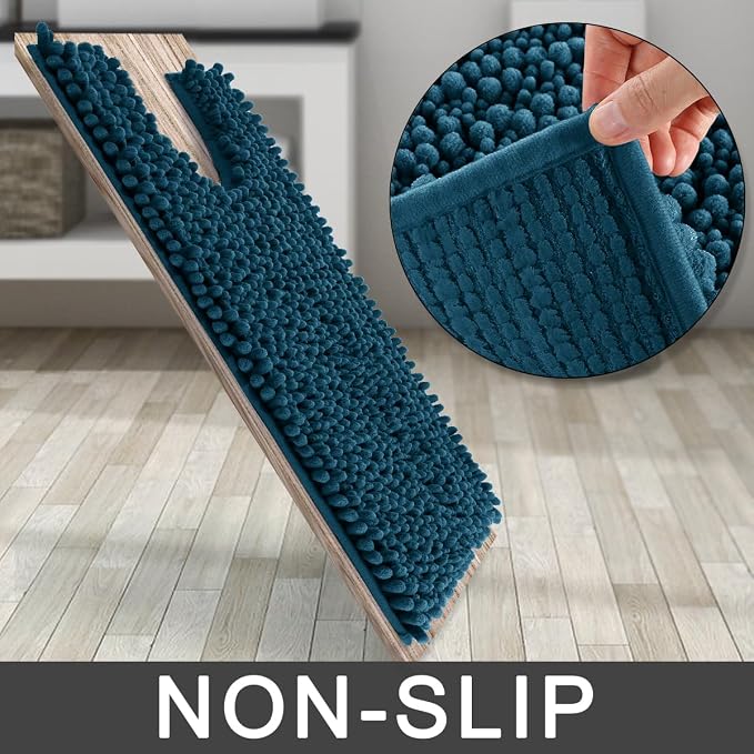 Yimobra Toilet Rug U Shaped Washable 24x20 Inch - Image 4