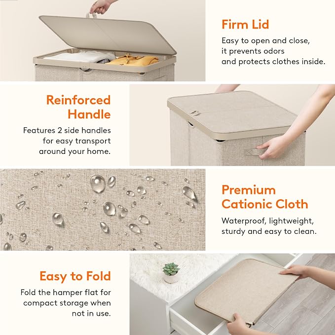 Lifewit 145L Laundry Basket - Image 8
