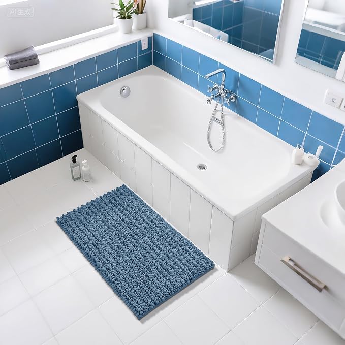 Yimobra Large Bathroom Rugs Non Slip Washable 36x24 Inch - Field & Grace