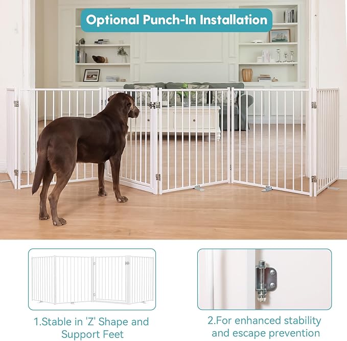 No Pawblems Free Standing Dog Gate - Image 3