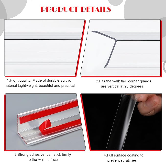 10 Pcs Wall Corner Protector, Cover Sharp Furniture - Image 5