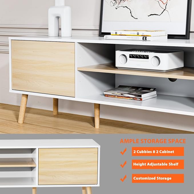 TV Stand for 75 Inch TV, Entertainment Center - Image 5