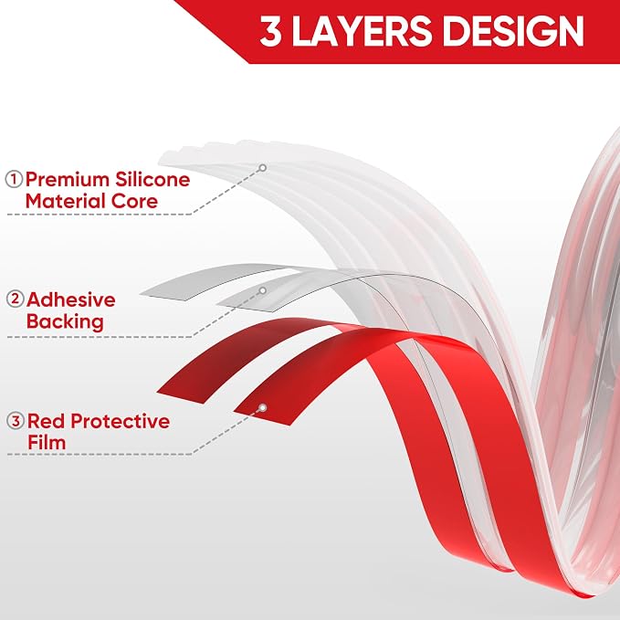 Wall Corner Protector Peel and Stick Wall Molding Trim Flexible Corner Guard - Image 3