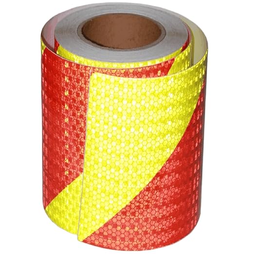 Reflective Tape Outdoor Waterproof 8 inch X 66 feet, High Visibility Hazard by tuyrchu