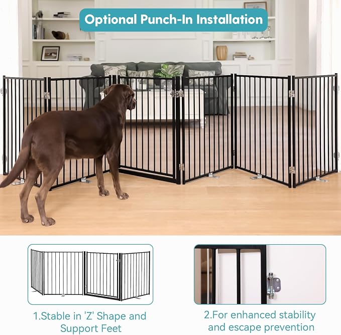 No Pawblems Free Standing Dog Gate - Image 4