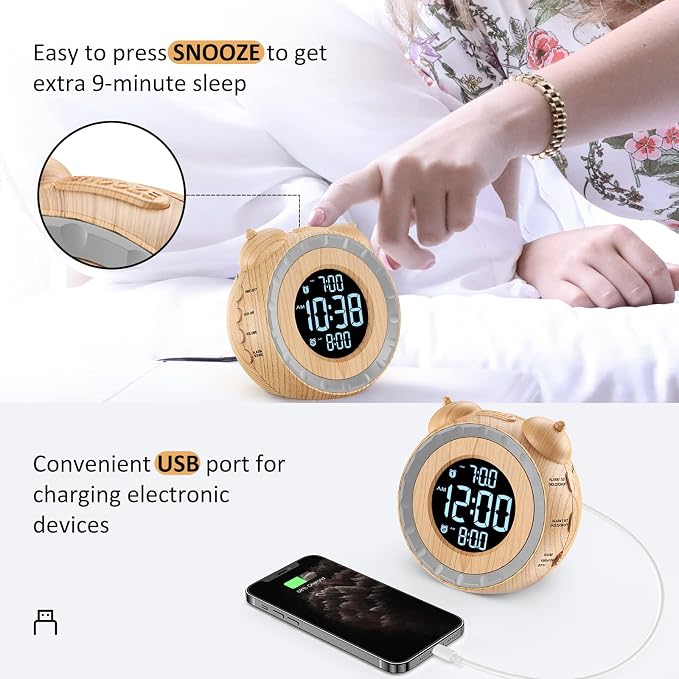 uscce Dual Extra Loud Alarm Clock - Image 7