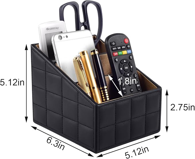 Fashionable PU Leather TV Remote Control Holder - Image 7