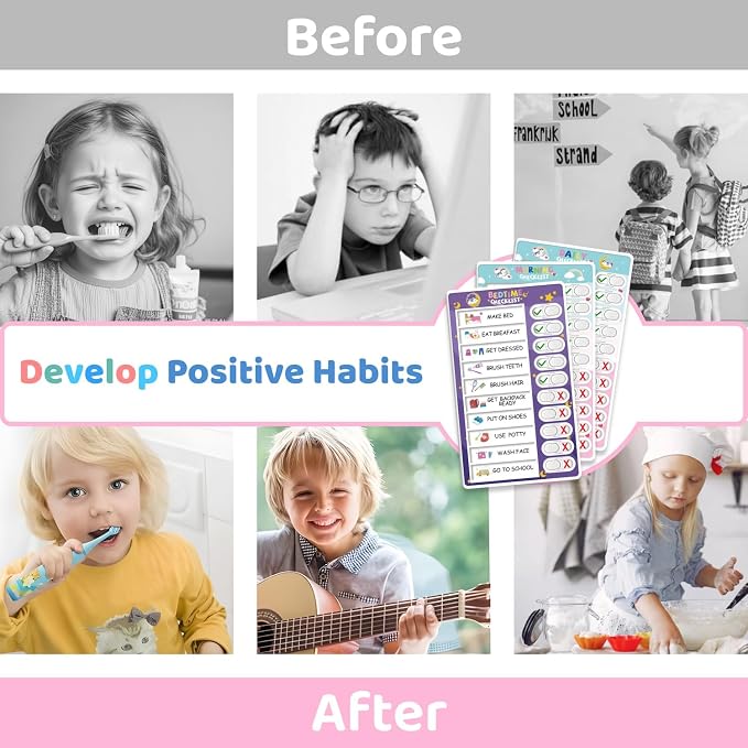 3-in-1 Bedtime/Morning/Daily Routine Chart - Image 8