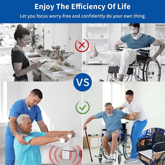 Briidea Wireless Chair Alarm for Elderly Dementia Patients, Fall Prevention - Image 3
