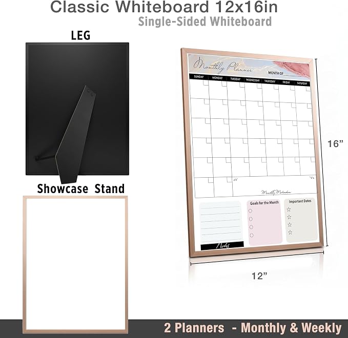 Small Whiteboard 12 x 16 Inch Magnetic Dry Erase Board - Image 4