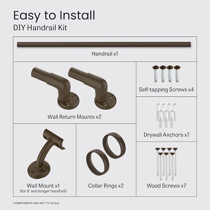 Meranti Aluminum Handrail for Stairs - Image 4