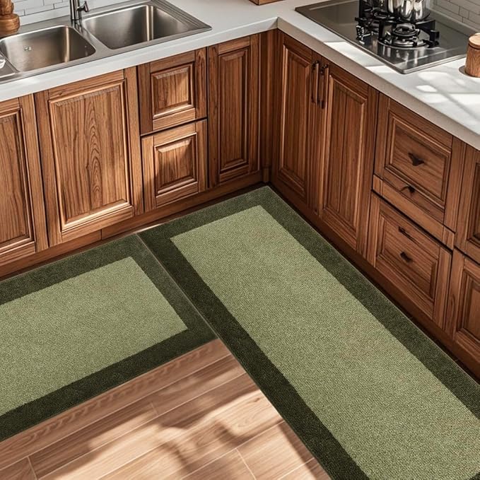 Machine Washable Runner Rugs Set of 2, Non Slip Kitchen Mats - Image 6
