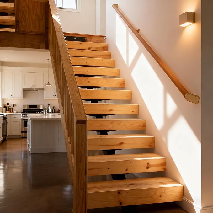10 FT Modern Aluminum Handrail Set - Image 2