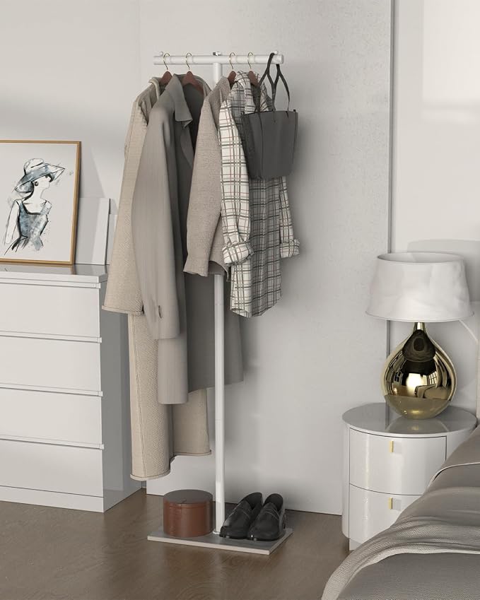 T-shaped Coat Rack Freestanding, Modern Clothes Rack - Image 2