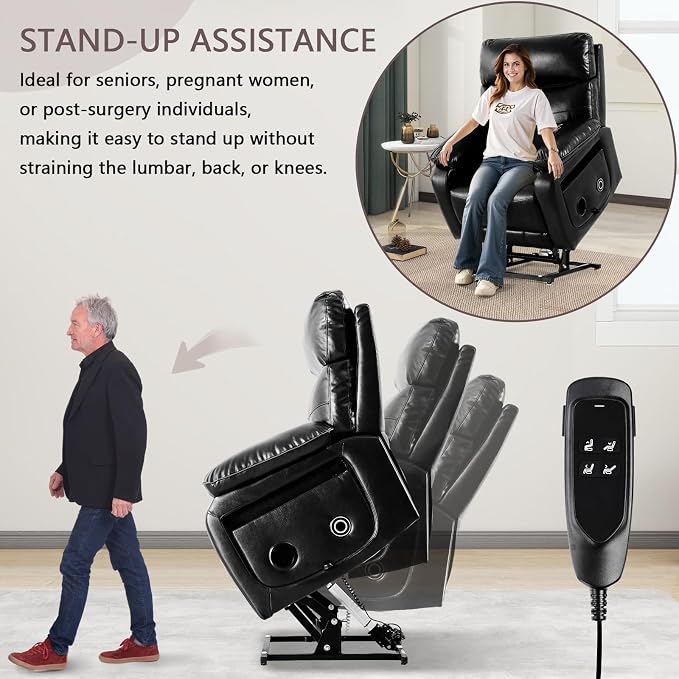 Dual Motor Power Lift Recliner Chair - Image 4