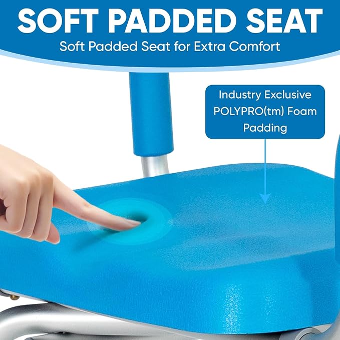 Platinum Health Carousel Sliding Shower Chair Tub Transfer Bench - Image 6