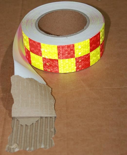 Reflective Tape 2 inch X 66 feet X 10 Rolls, Outdoor Waterproof Hazard - Image 2