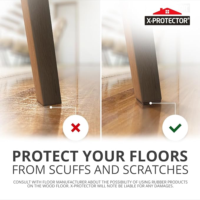Non Slip Furniture Pads 8 pcs 1 1/4" X-Protector - Image 5