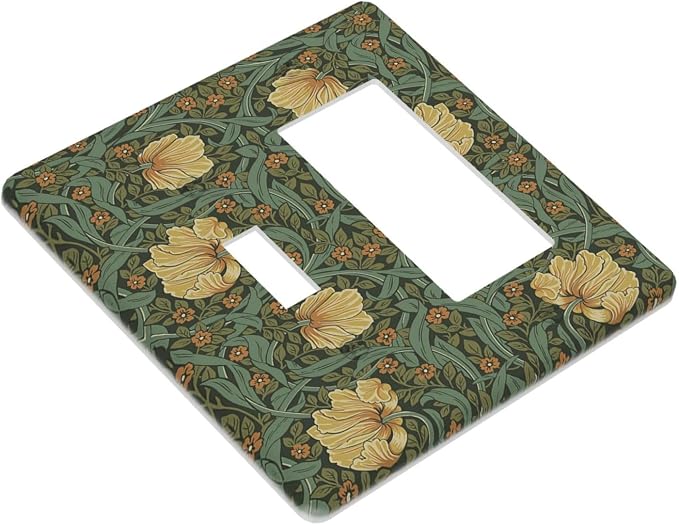 Outlet Covers William Morris Floral Vintage Flowers Pattern 1 Toggle 1 Rocker - Image 3