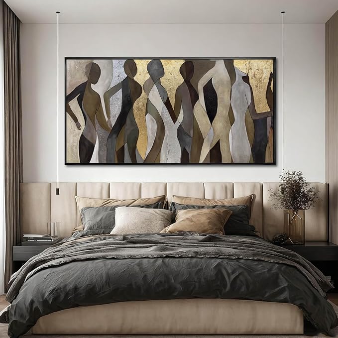 Abstract Canvas Wall Art Textured Print Pictures Contemporary Wall Decor - Image 4