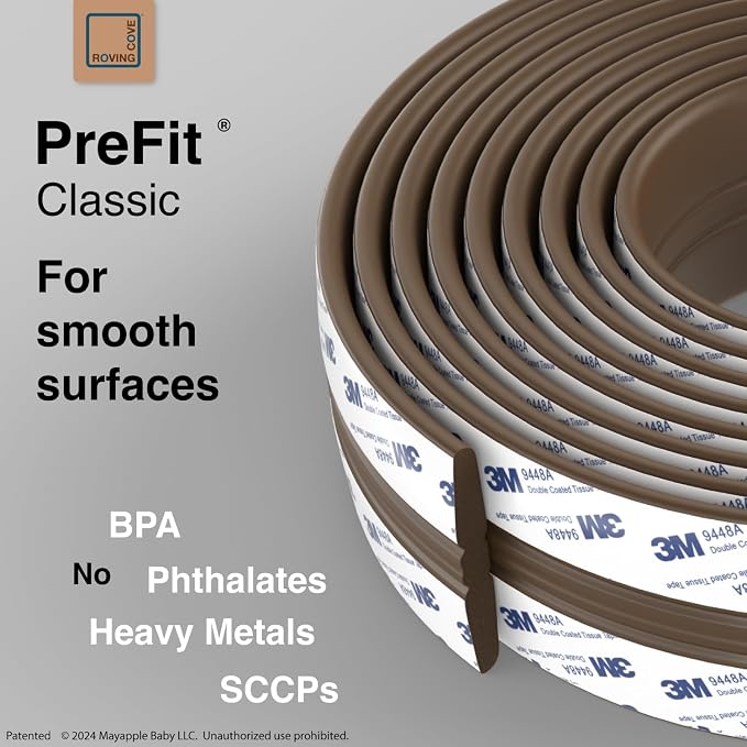 Roving Cove PreFit Furniture Edge Corner Protector, Baby Proofing Bumper Guards - Image 2