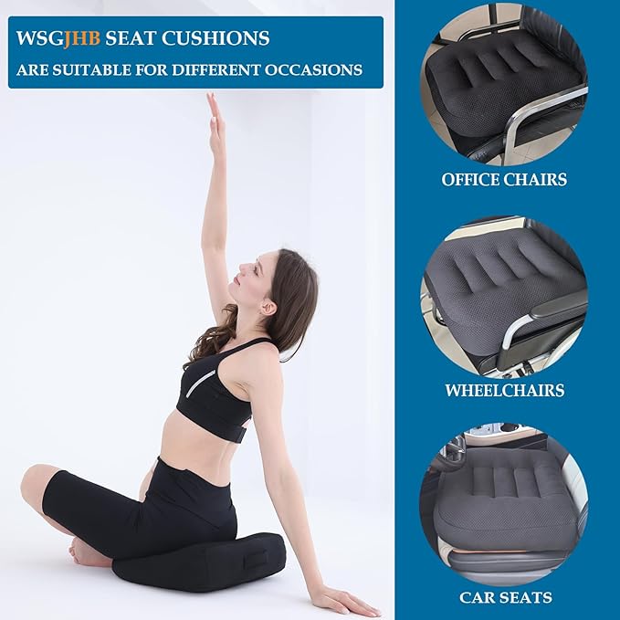 WSGJHB Large Seat Cushion, Extra Thick Booster Seat Cushions - Image 5