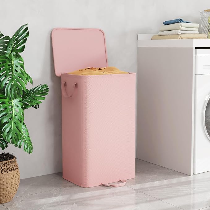 Lifewit Laundry Hamper with Lid and Removable Laundry Bag, Large Collapsible 1 - Field & Grace
