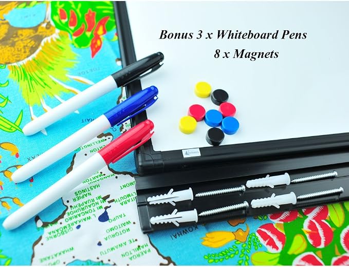 Lockways Magnetic White Board, Home and Office - Field & Grace
