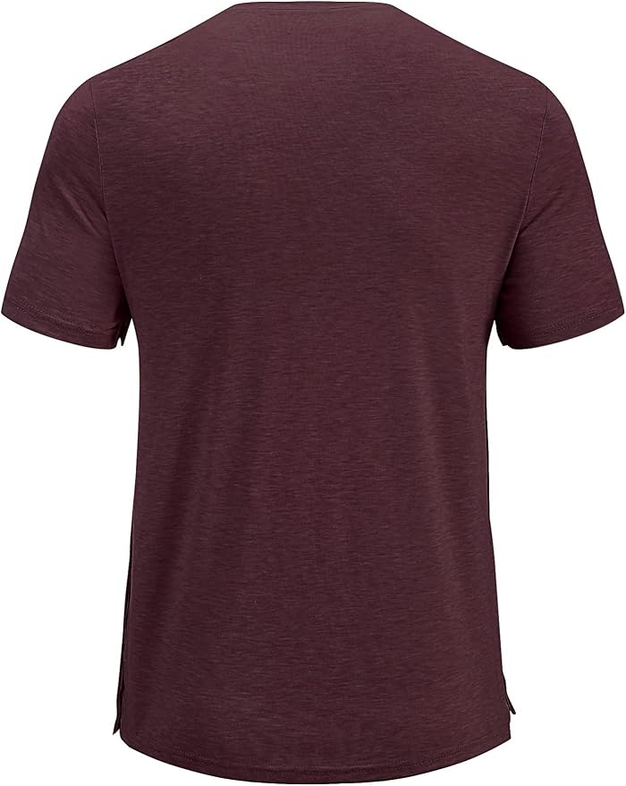 Poriff Men's Post Shoulder Surgery Recovery Shirts Full Tear Away Short Sleeve - Image 3