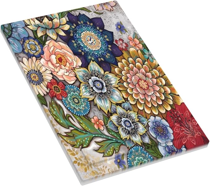 Boho Floral Colorful Floral Multi Color Flower Light Switch Cover Plate 1 Gang - Image 3