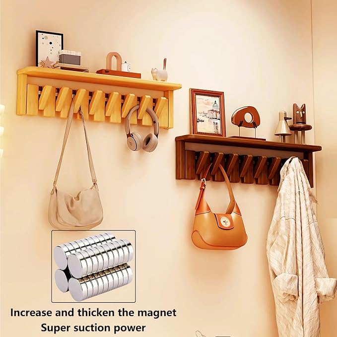 Wall Mounted Piano Key Hanger | Flip Style Hook | Entrance Wall Art Hook - Image 6