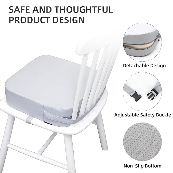 Toddler Booster Seat for Dining Table, Portable Kids Booster Seat - Image 5