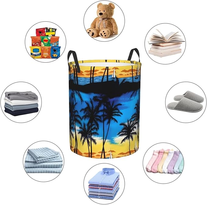 Laundry Basket Set Up Collapsible Large Capacity, Dirty Clothes Basket Durable - Image 2