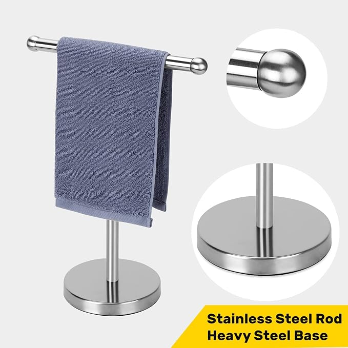 Hand Towel Holder, Hand Towel Rack Stand - Image 2
