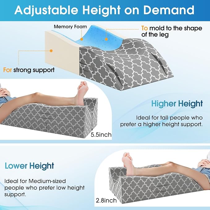 CloudBliss Leg Pillow, Leg Elevation Pillow - Image 4