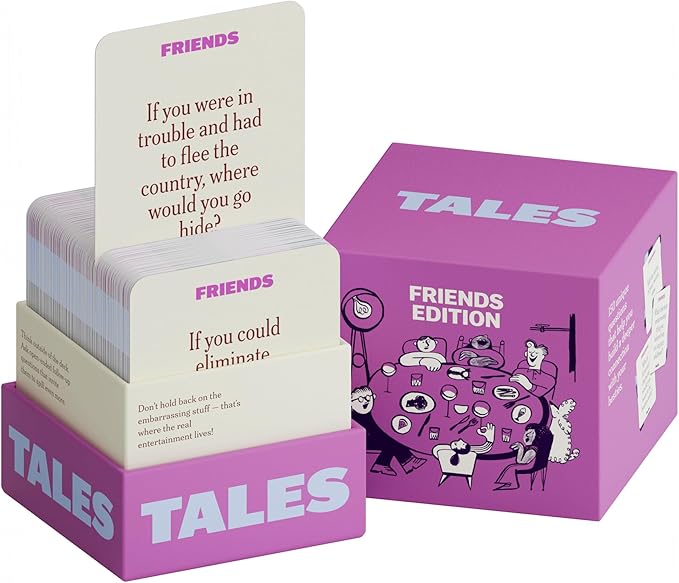 TALES Conversation Cards, Friends Edition 150 Count, Fun Friend Games by TALES